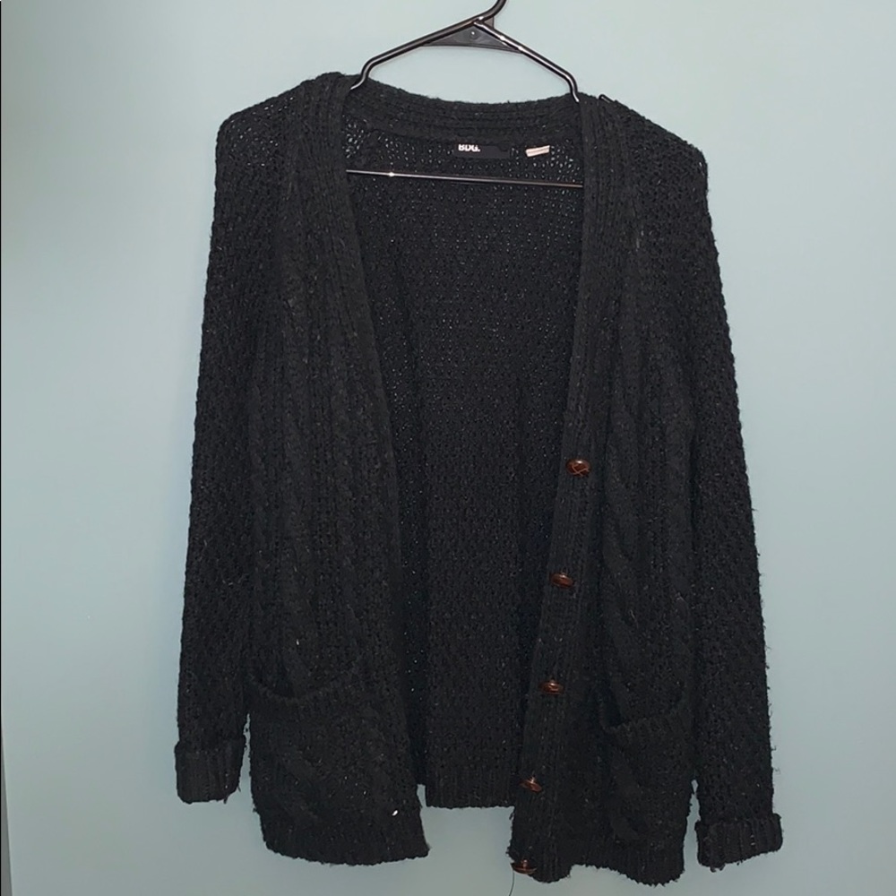 Bdg heavy black cardigan